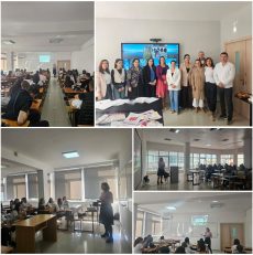 Dominika Tóthová, Ph.D., asistente profesore në Masaryk University viziton UniVlora